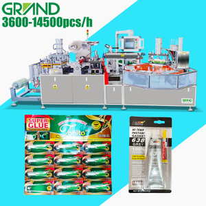 Automatic PVC/PET Plastic Blister Thermoforming Paper Card Sealing Packing Machine 